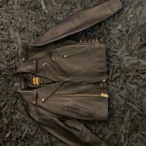 Leather Moto Jacket